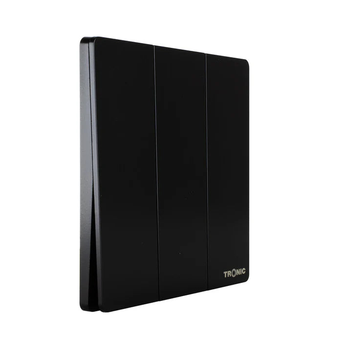 3 Gang 2 Way Switch - Black