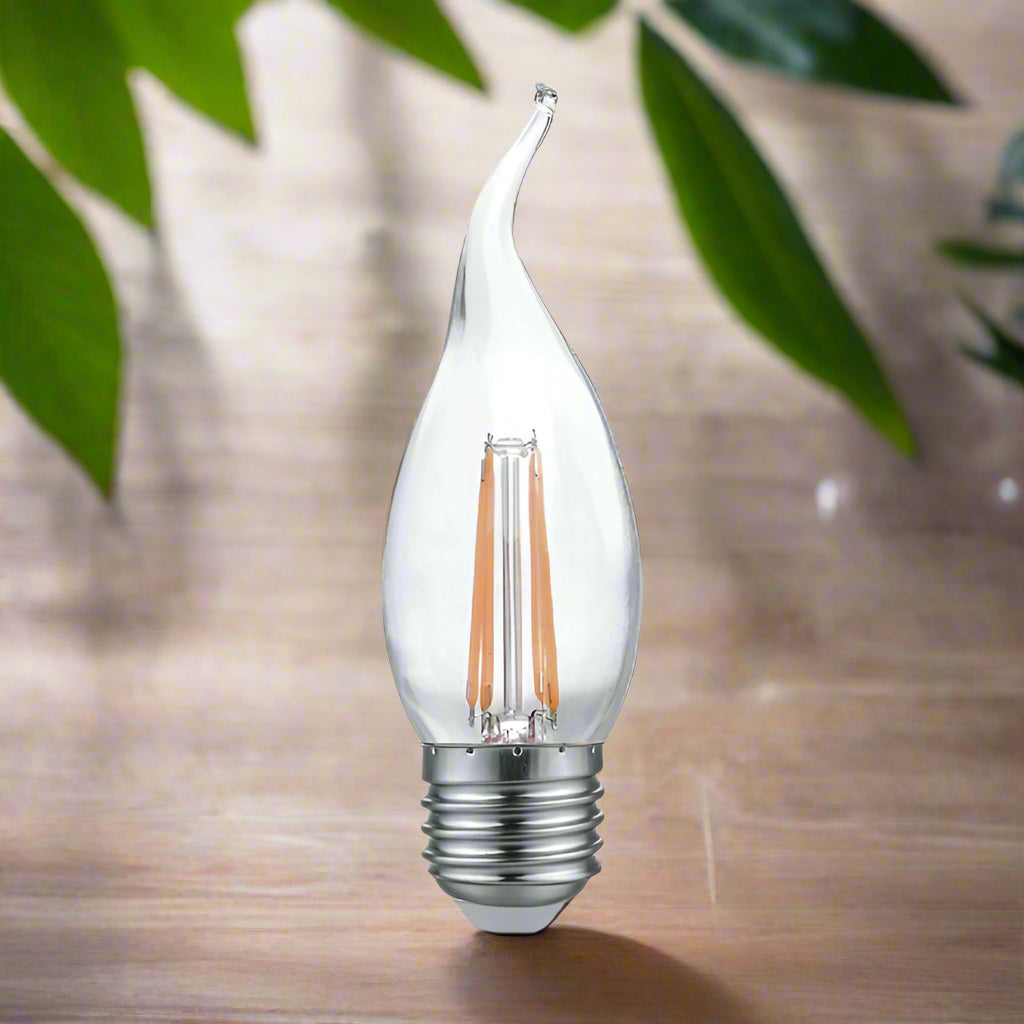 4W Filament Candle Tail LED Bulb – E27 Screw