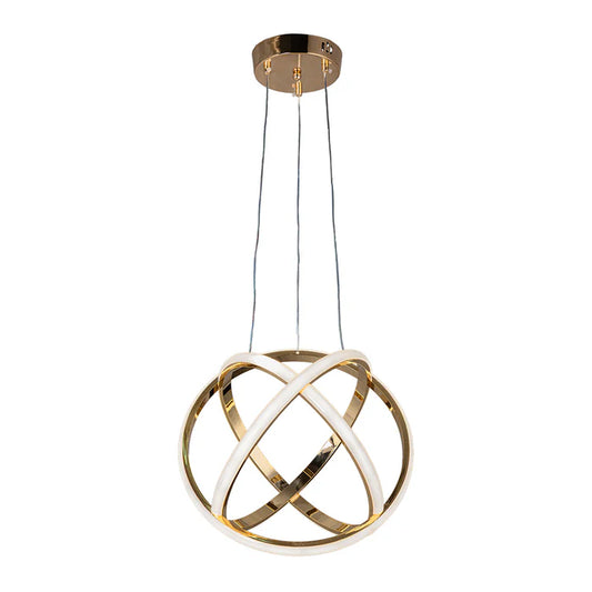 Modern LED Chandelier – Triple Tone