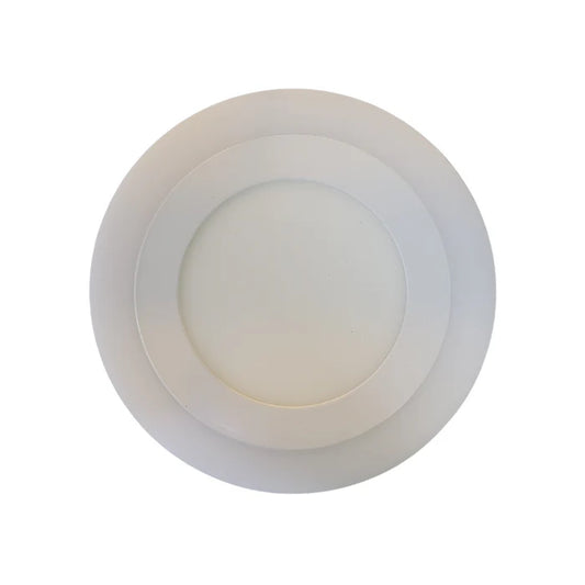 6W Round LED Surface Light Three Color Changeable