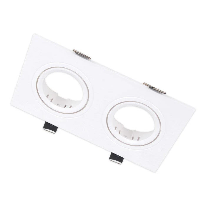 Twin Rectangular GU10 Recessed Fitting