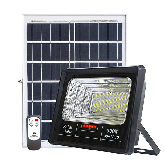 100W Solar LED Floodlight – 6500K Daylight, Outdoor Remote Control, IP67 Waterproof, Available  30W–800W