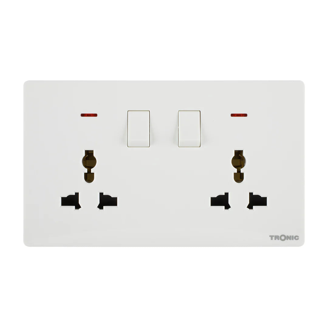 Universal Switch Socket Twin